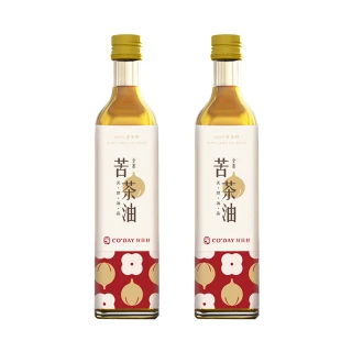 【梅山茶油合作社】梅山苦茶油500ml二入組(CODAY好日籽)