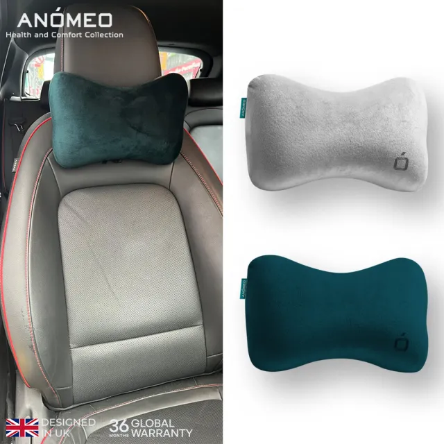 【ANOMEO】狗骨形 車用頭枕 高密度記憶棉(汽車頭枕/車用靠枕/汽車頭枕)