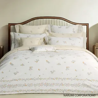【Tonia Nicole 東妮寢飾】Narumi聯名款-100%高紗支長纖細棉印花被套床包組-秋甜(雙人)