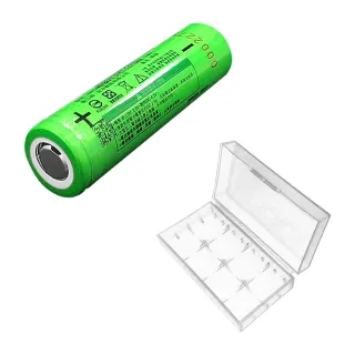 【YADI】LG 18650可充式鋰電池 平頭 3400mAh 1入 附收納盒