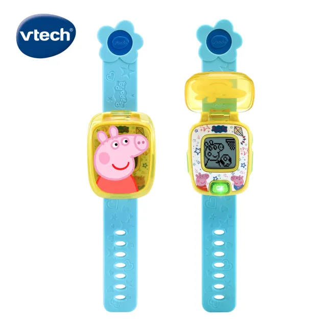 【Vtech】粉紅豬小妹-多功能遊戲學習手錶(2色可選)