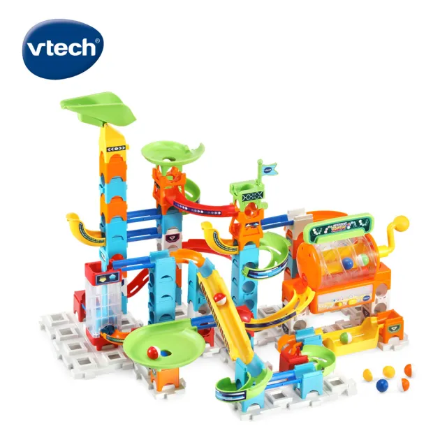 【Vtech】智能滾球積木建構軌道組-滾輪遊戲(禮物首選TOP)