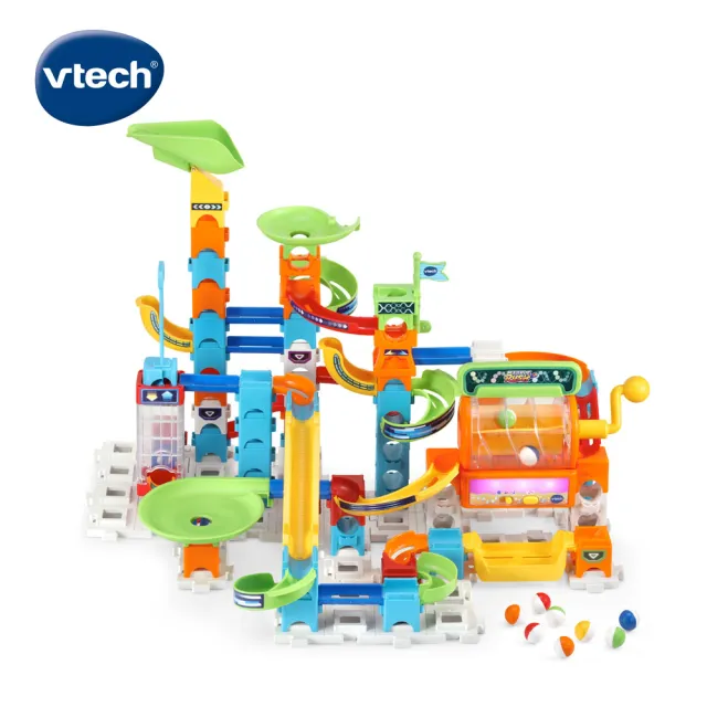 【Vtech】智能滾球積木建構軌道組-滾輪遊戲(禮物首選TOP)