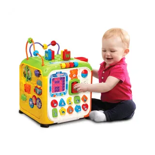 【Vtech】5合1多功能字母感應積木寶盒(超高CP值互動玩具)