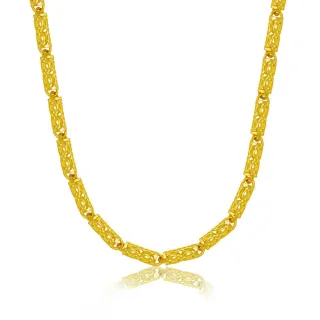 【今生金飾】凌躍男鍊(黃金男項鍊)