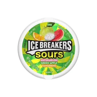 【Hersheys 好時】Icebreaker 酸味水果口味錠(42g 薄荷糖)