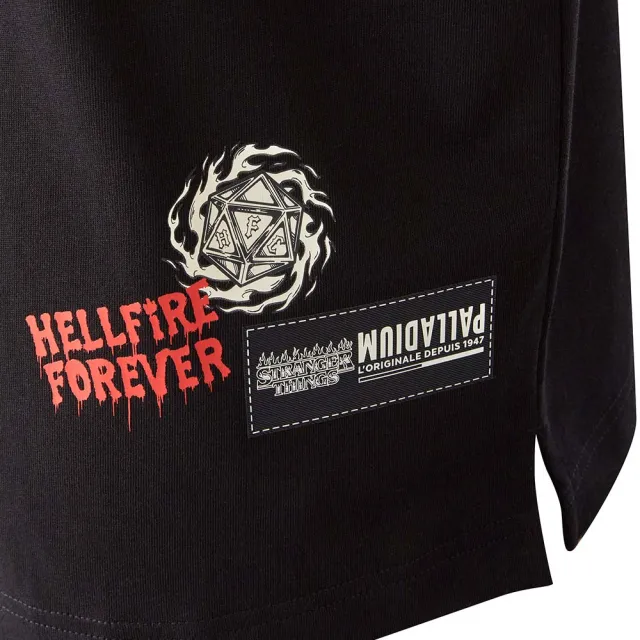 【Palladium】HELL FIRE TEE怪奇物語聯名潮流短袖T恤-男裝/女裝-黑(1711623-008)
