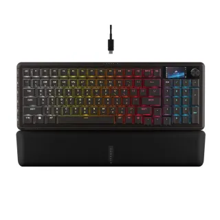 【CORSAIR 海盜船】VANGUARD 先鋒者 LCD RGB機械鍵盤(MLX線性紅軸/MLX觸感黃軸｜黑．中文)