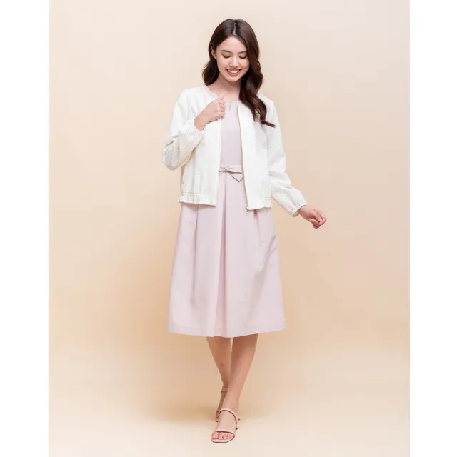 【perng yuh 芃諭名品】約甜緻美 輕透 暗格紋 外套(2025 AW Collection｜4C秋冬新品上市)