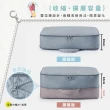 【DREAMCATCHER】旅行衣物壓縮包 L號3入組(旅行壓縮袋 旅行收納包 行李壓縮袋 羽絨外套壓縮包)