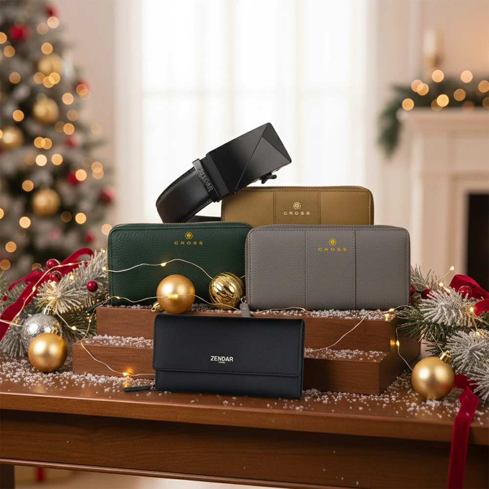 CROSS牛皮長夾 CROSS周末快閃特價 限量1折 頂級小牛皮長夾皮夾皮帶 全新專櫃展示品,買一送一好禮 男夾 女夾)