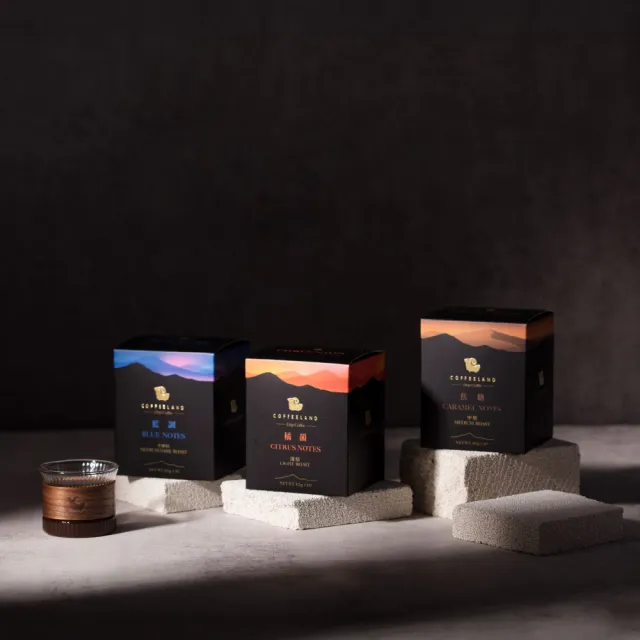 【COFFEELAND 極品莊園咖啡】三盒組合價|金典系列-風味任選(橘韻/焦糖/藍調)