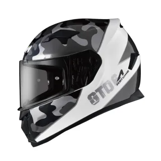 【ASTONE】官方直營-GTO6 彩繪款 YC3全罩式安全帽(白 鋼影灰 霧隱綠 平黑)