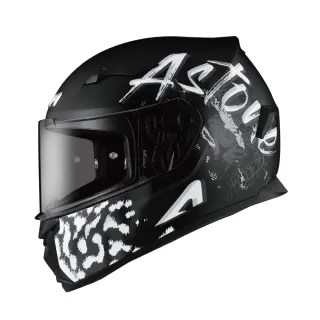 【ASTONE】官方直營-GTO6 彩繪款 YC2全罩式安全帽(平深灰/粉 平黑/灰)