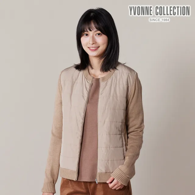 【YVONNE 以旺傢飾】鋪棉風衣外套-卡其