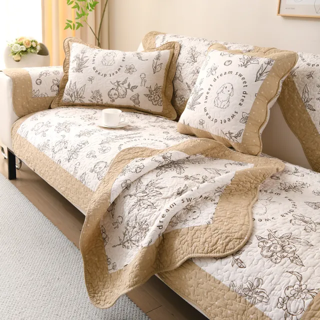 【BonBon naturel】經典暢銷款/超柔觸感 四季舒適防滑沙發墊(沙發墊/保潔墊/椅墊/遊戲墊)