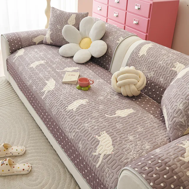 【BonBon naturel】經典暢銷款/超柔觸感 四季舒適防滑沙發墊(沙發墊/保潔墊/椅墊/遊戲墊)