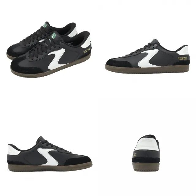 【SKECHERS】休閒鞋 Hotshot-Relegate Slip-Ins 男女鞋 寬楦 黑 白 舒華同款(254154-WBKW)