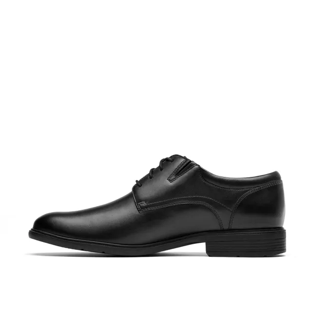 【Clarks】男鞋 Steadwell Lace 寬楦素面紳士鞋 皮鞋(CLM84679D)