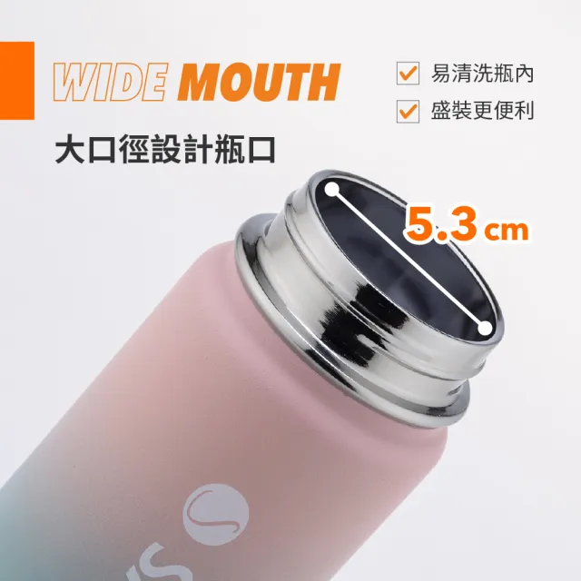 【SANTECO】官方直營 SOLUND 雙飲運動保溫壺 710ml 4色(漸層美型保溫杯)