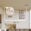 【G名至家居店】懸掛式晾衣桿 固定款0.8米 6檔高度調節(鋁合金晾衣架 曬衣架 掛衣架 升降晾衣架 預購12天)