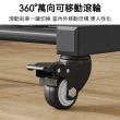 【名至】可移動折疊晾衣架 四層 360°靈活萬向輪(衣帽架 掛衣架 曬衣架 吊衣架 預購15天)