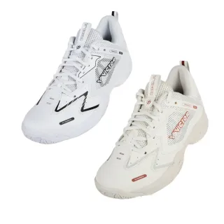 【VICTOR 勝利體育】羽球鞋 羽毛球鞋(A362LT AC/V 白+黑/淺卡其)