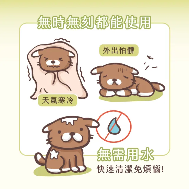 【momopet 摩摩寵物】好香慕 乾洗慕斯 150ml(寵物乾洗 舔食無害 快速清潔 免沖洗 異味)