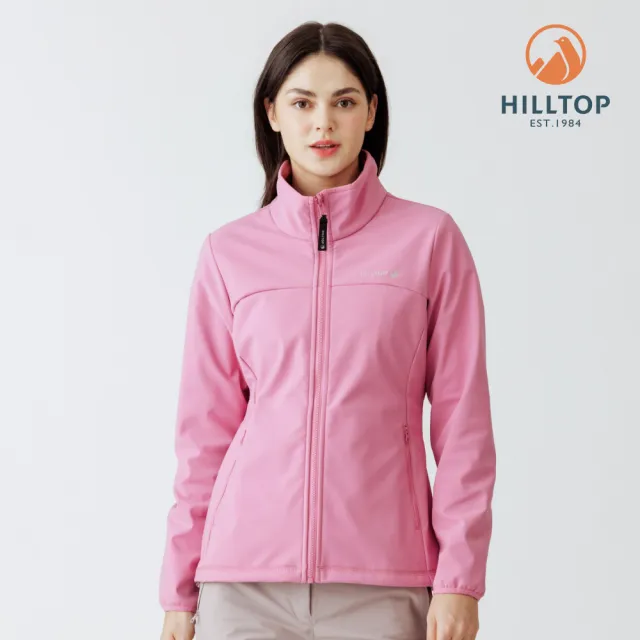 【Hilltop 山頂鳥】WINDSTOPPER防風透氣保暖刷毛外套 可銜接GORE-TEX外件 女款 粉｜PH22XF33ECF0