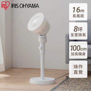 【IRIS】直立式風扇 旋鈕款 STF-AC15(適用8坪 大風量 風扇 循環扇 電風扇 換氣扇)