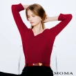 【MOMA】甜酷女孩萊賽爾棉彈布一字領上衣(兩色)