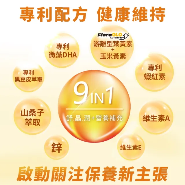 【Home Dr.】金盞花葉黃素膠囊x1盒(30粒/盒 專利游離型葉黃素+山桑子花青素配方)