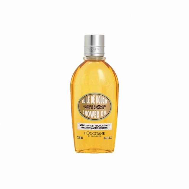 【L’Occitane 歐舒丹】官方直營 杏仁沐浴油250ml(沐浴膠/卸防曬)