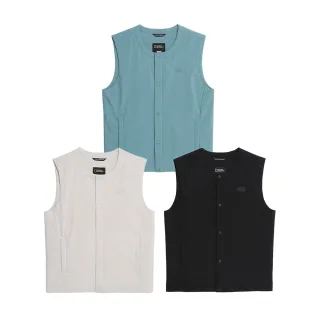 【國家地理服飾官方旗艦】男女同款 RHEA 輕量無領 鋪棉背心(3色可選)