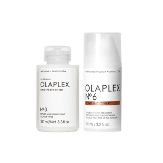 【OLAPLEX 歐啦】3號+6號護髮雙入組(3號洗前修護素100ml+6號免沖洗修復乳100ml)