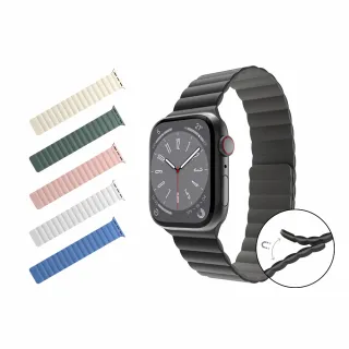 【MAGEASY】Apple Watch SKIN 磁吸矽膠錶帶(支援最新S11/SE3/Ultra 3)