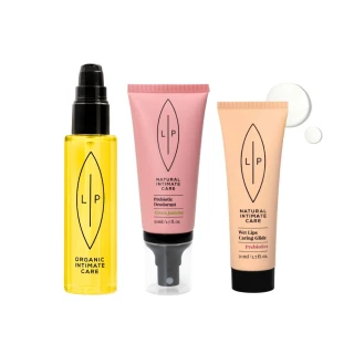 【LIP Intimate Care 瑞典私密護理】人氣回購組(茉莉益生元噴霧+沙棘護理油+益生元平衡私密凝膠)