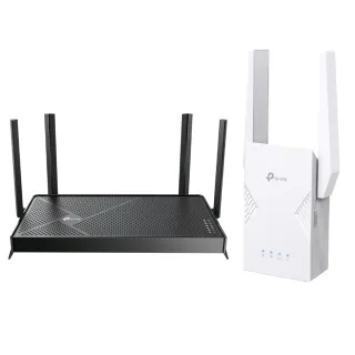 【TP-Link】延伸器組★WiFi 7 雙頻2.G路由器/分享器+Wi-Fi 7 雙頻延伸器(Archer BE230+RE225BE)