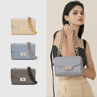 【ROBINMAY】逆境搖滾斜背包(雙背法/小方包/粗鏈條/多色任選)