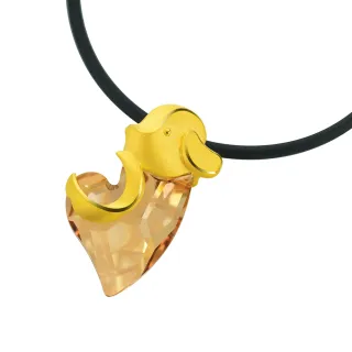 【今生金飾】樂情狗墜(黃金墜飾)