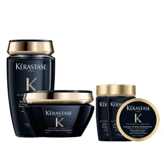 【KERASTASE 巴黎卡詩】黑鑽極萃逆時洗護組(洗髮精+髮膜)