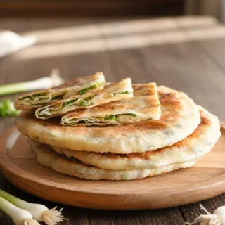 【義豐食品】蔥油派4包 10/片(羅東夜市 排隊美食 蔥油餅 蔥餅 三星蔥 蔥抓餅)