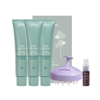 【AVEDA】蘊活淨瑕潔膚凝膠三件組 150mlX3(全新頭皮保養 呵護髮肌齡)