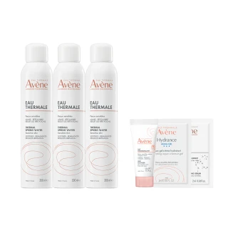 【Avene 雅漾官方直營】舒護活泉水300mlx3入(保濕化妝水/妝前噴霧)