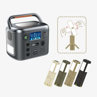 【emirai】1500W/1280Wh次世代行動電站EMR1500戶外、露營、防災攜帶式行動電源(安全耐用磷酸鐵鋰)