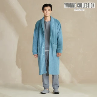 【YVONNE 以旺傢飾】搖粒絨長外套-暮光綠