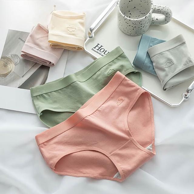 【Chic Chic 琪琪】多款任選-10入嬰兒棉抑菌無痕女內褲(純棉底襠 抑菌導濕 親膚舒適 顏色隨機)