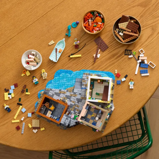 【LEGO 樂高】Ideas 21359 義大利里維埃拉(義大利建築 居家擺設 積木 玩具)