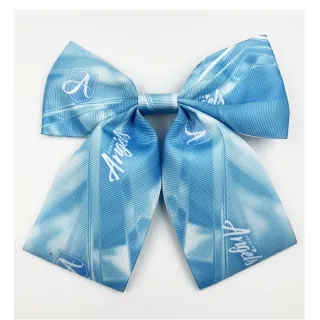 【富邦悍將】FA蝴蝶結髮夾(粉藍)