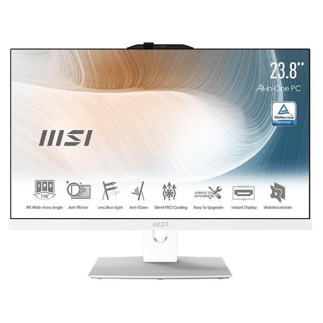 【MSI 微星】24型Core7十核液晶特仕電腦(Modern AM242TP 1M-1061TW-SP6/Core 7 150U/32G/2TB+1TB/W11P)